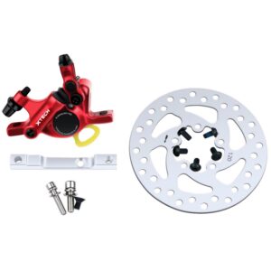 Estructura de freno de aceite Xtech rojo con disco de 120 mm