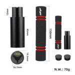 Kit extensor de manillar Ulip negro sin luz para scooters de las series Xiaomi y Ninebot ES - Imagen 2