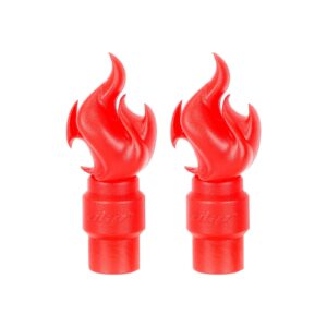 Cubierta antipolvo para válvula de cabezal de antorcha roja (2 unidades)