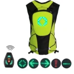 Mochila con intermitentes LED y control remoto inalámbrico de 5 l