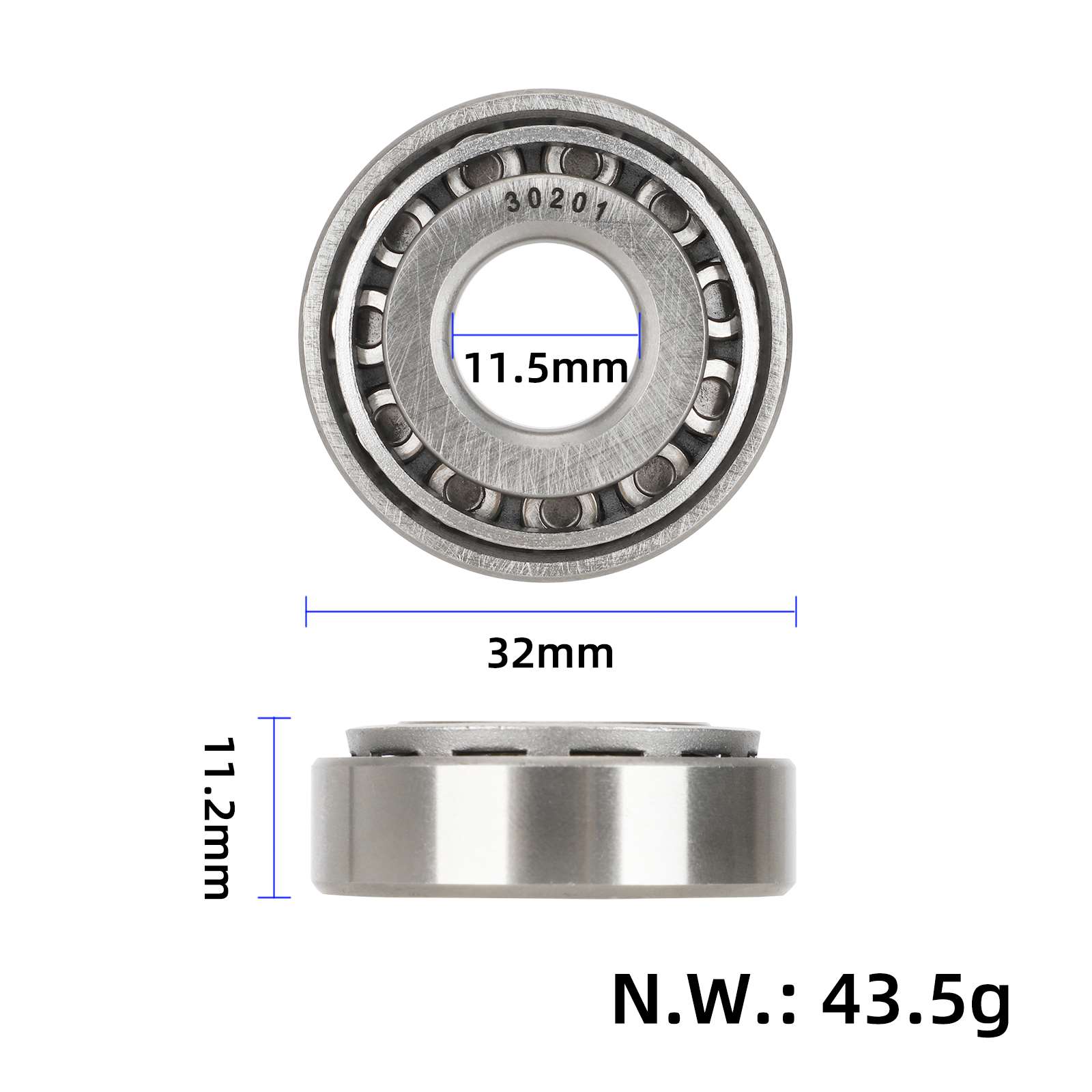 Cojinete cónico 30201 - Imagen 2