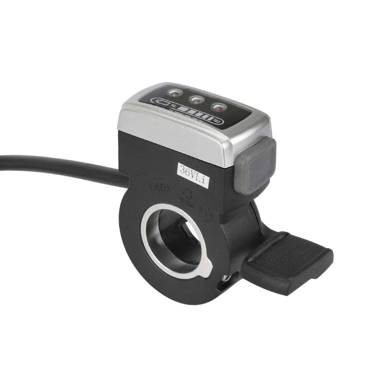 Indicador de potencia Wuxing 106DX para bicicleta eléctrica con batería de litio de 36 V - Imagen 3