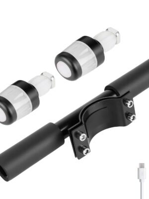 Manillar infantil Ulip con luz blanca y negra para patinetes Ninebot ES y G30 Max