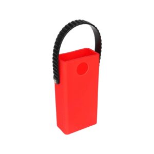 Funda protectora de silicona roja para batería portátil ROMASS PEA40 de 40000 mAh