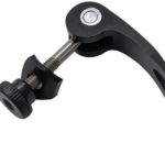Tija de sillín de bicicleta de montaña de aleación de aluminio M5x32 mm, con orificio para tornillo de liberación rápida, color negro