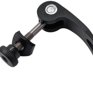 Tija de sillín de bicicleta de montaña de aleación de aluminio M5x32 mm, con orificio para tornillo de liberación rápida, color negro