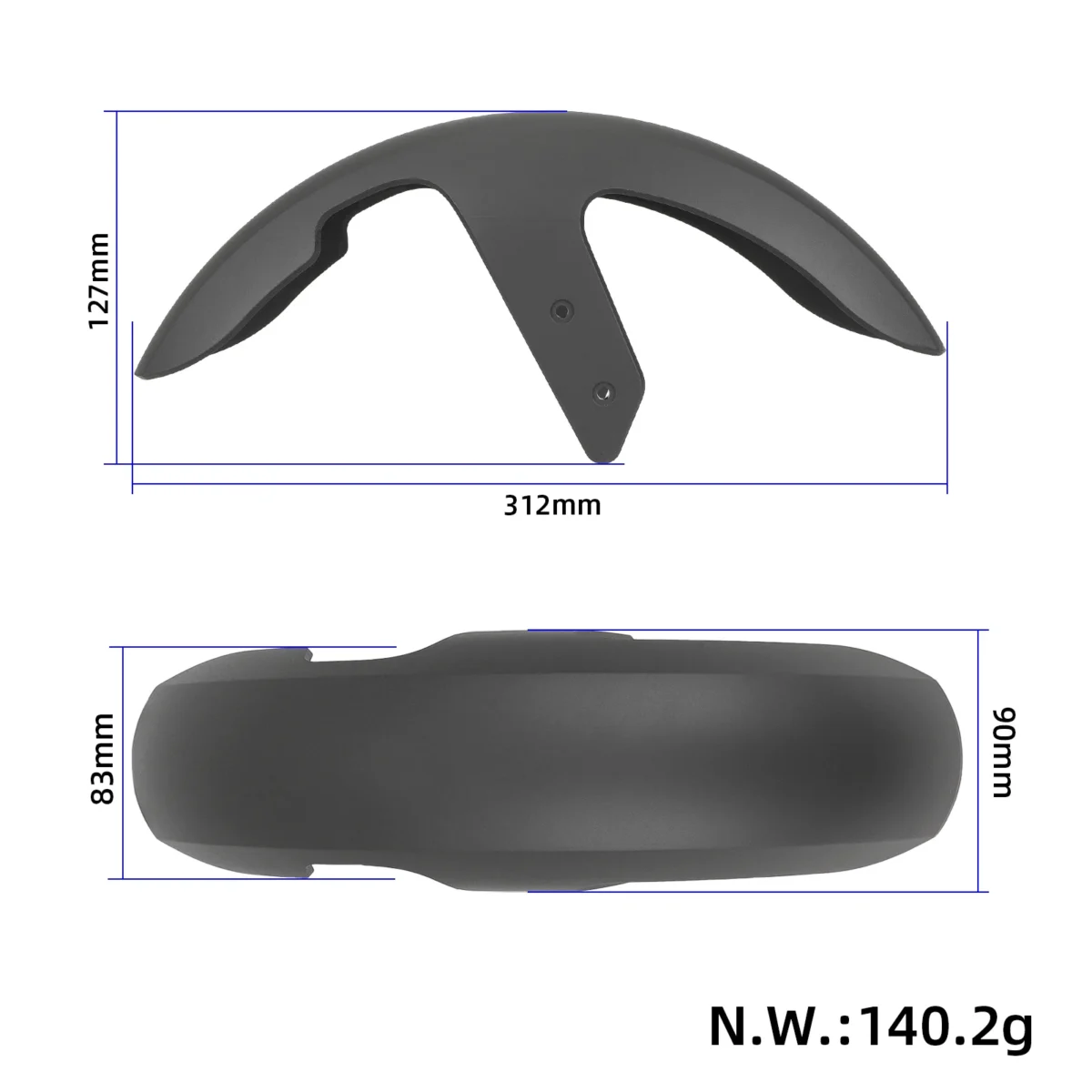 Guardabarros delantero del Xiaomi 5 Plus - Imagen 2