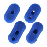 Juego de 4 piezas de silicona azul - Imagen 2