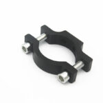 Anillo de fijación de un solo orificio negro (con tornillos)
