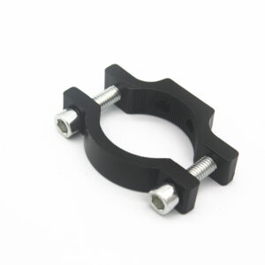 Anillo de fijación de un solo orificio negro (con tornillos)