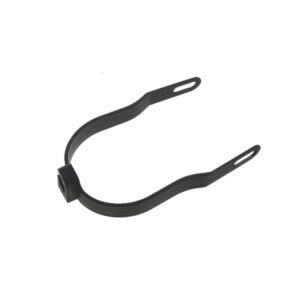Soporte de guardabarros trasero extendido negro para scooters Xiaomi