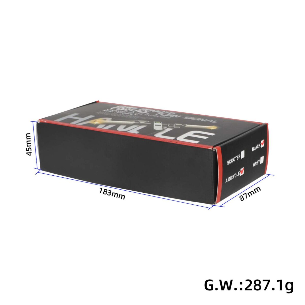 Juego de luces con control remoto negro - Imagen 6