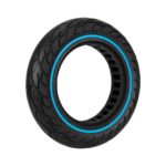 Neumático sólido de 10 x 2,125 pulgadas con círculo azul y ranura de 36 mm