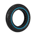 Neumático sólido de 10 x 2,125 pulgadas con círculo azul y ranura de 36 mm