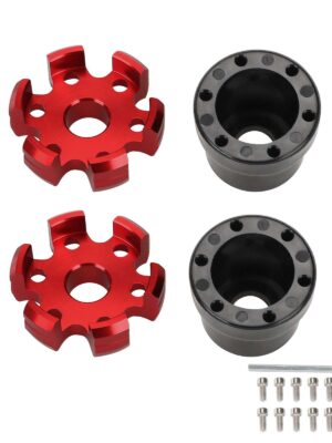 Copas de horquilla de aluminio rojo