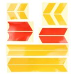 Pegatinas para la carrocería del scooter (rojo-amarillo-amarillo)
