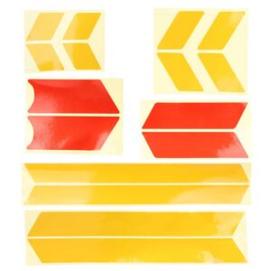 Pegatinas para la carrocería del scooter (rojo-amarillo-amarillo)