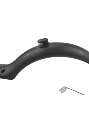 Guardabarros trasero corto negro con gancho, tornillos y herramienta