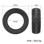 Neumático todoterreno sin cámara autorreparable Ulip 10*2.75-6.5 con buena adherencia - Imagen 4