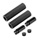 Kit extensor de manillar de silicona Ulip negro sin luz para scooters de las series Xiaomi y Ninebot ES