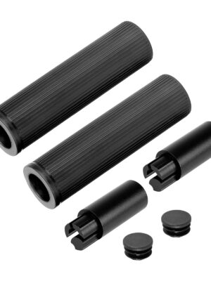 Kit extensor de manillar de silicona Ulip negro sin luz para scooters de las series Xiaomi y Ninebot ES