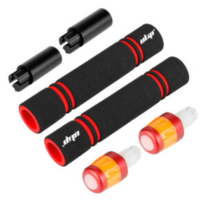Juego de extensores de agarre Ulip con carga USB y luz para scooters Xiaomi y ES (BRO)