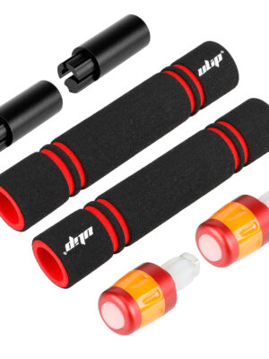 Juego de extensores de agarre Ulip con carga USB y luz para scooters Xiaomi y ES (BRO)