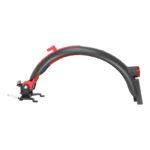 Guardabarros trasero Ulip Superior gris-rojo con aluminio para scooters Max G30 - Imagen 4