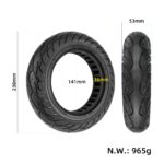 Neumático sólido negro Neidong 10*2.125 (36 mm) - Imagen 2