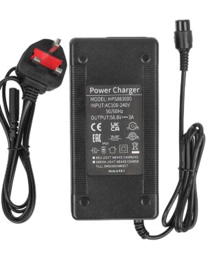 Cargador de aviación grande de 58,8 V y 3 A (estándar del Reino Unido)