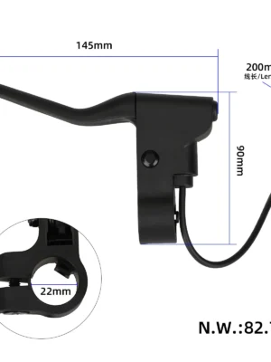 Manija de freno izquierda original del Segway Ninebot MAX G2