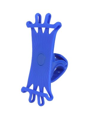 Soporte para teléfono móvil de silicona multifuncional azul
