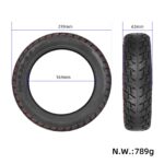 Neumático todoterreno sin cámara autorreparable ULIP 10*2.30-6.5 con adhesivo y válvula - Imagen 2