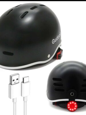 Envolvente L negra con luz trasera redonda