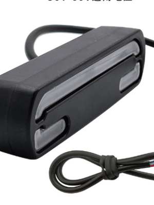 Luz trasera de 36-60 V con luces de freno para bicicleta eléctrica