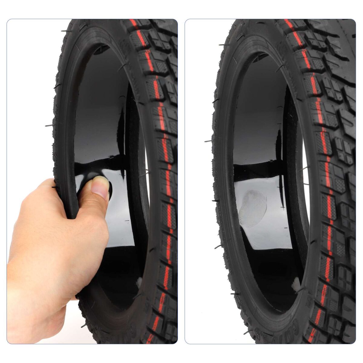 Neumático todoterreno sin cámara autorreparable Ulip 60/70-6.5 con buena adherencia - Imagen 3