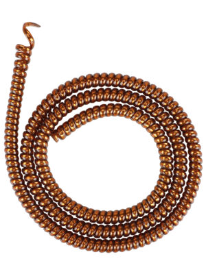 Línea de protección de bobinado de 6 mm y 1 m de color marrón brillante