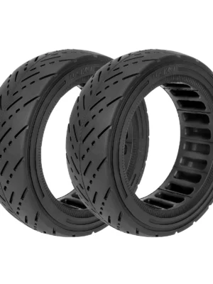 2 neumáticos sólidos LUCK4U negros de 8,5 x 2,5 para carretera urbana