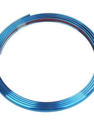 Tira anticolisión azul galvanizada de 2 m