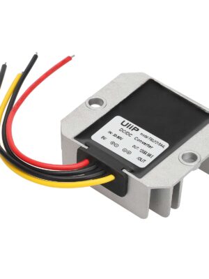 Convertidor de corriente continua (CC) de 30-90 V a 125 V 5 A, 4 L, con carcasa de aluminio