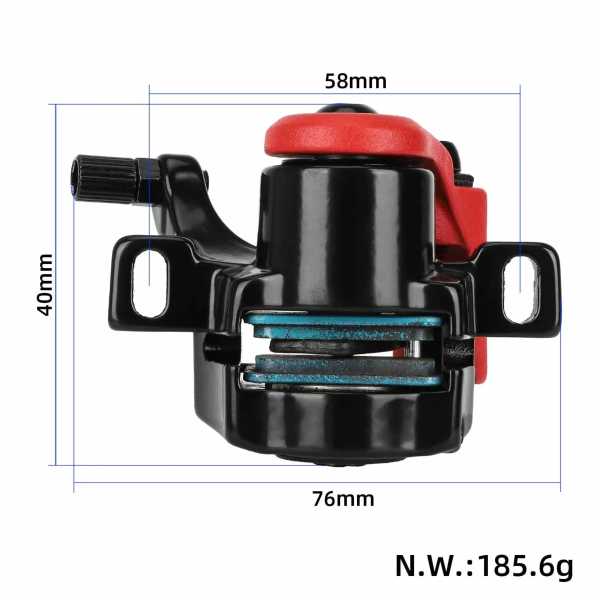 Segway Ninebot ZT3/ZT3 Pro/P100S/P65 original rojo-negro con frenos de disco de doble acción - Imagen 2