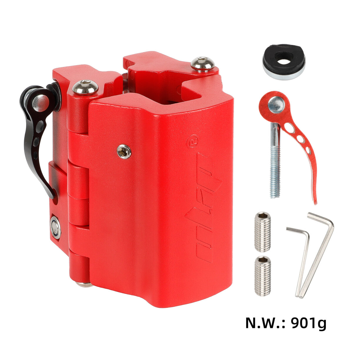 Fijaciones plegables Red Ulip para patinetes Xiaomi y Segway Ninebot series F y D - Imagen 5
