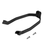 Soporte de guardabarros trasero negro con tornillos