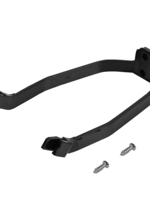 Soporte de guardabarros trasero negro con tornillos