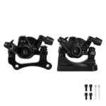 Freno de disco delantero y trasero negro para scooter Kugoo M4 (forma de abanico)