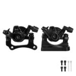 Freno de disco delantero y trasero negro para scooter Kugoo M4 (forma de abanico)