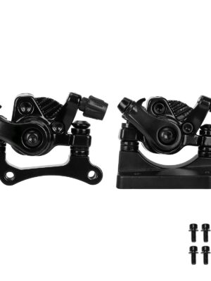 Freno de disco delantero y trasero negro para scooter Kugoo M4 (forma de abanico)