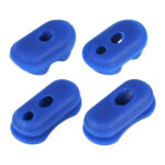 Juego de 4 piezas de silicona azul