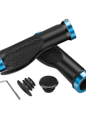 Puño de bicicleta amarillo (13,5 cm de largo) + 1 herramienta