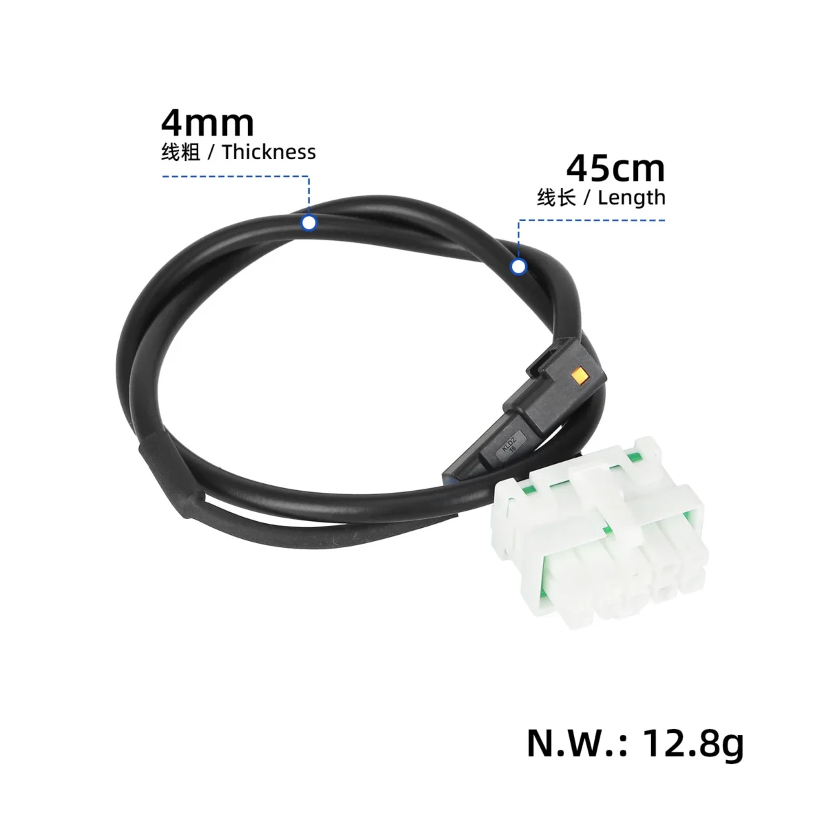 Cable adaptador/cable de conexión para luz trasera de patinete Ninebot F3 original (400 + 2 pines) - Imagen 2